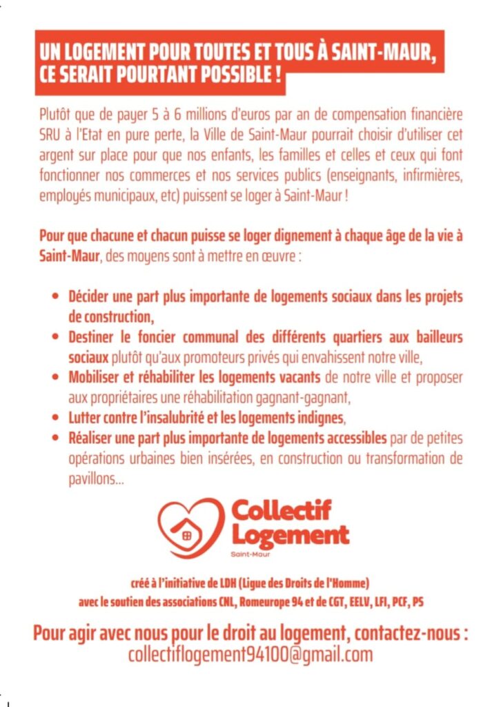 Logement Saint-Maur